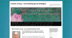Desktop Screenshot of cosmic-living.com